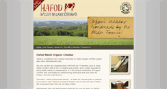 Desktop Screenshot of hafodcheese.co.uk